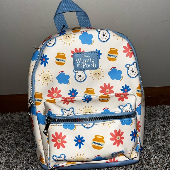 Disney Other - Mini Disney Winnie the Pooh Floral Kids Backpack